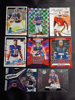 Chicago Bears Football Rookie Cards Set of 8 For $5
