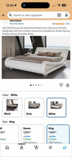 King Size Bed Frame only