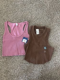 Small Ribbed Tank Duo