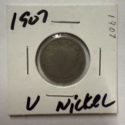 1907 Liberty V Nickel