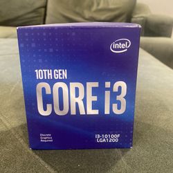 10th Gen Core i3 Intel Processor