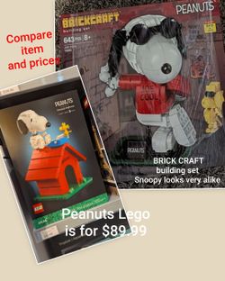 Peanuts Brickcraft similar to Lego.