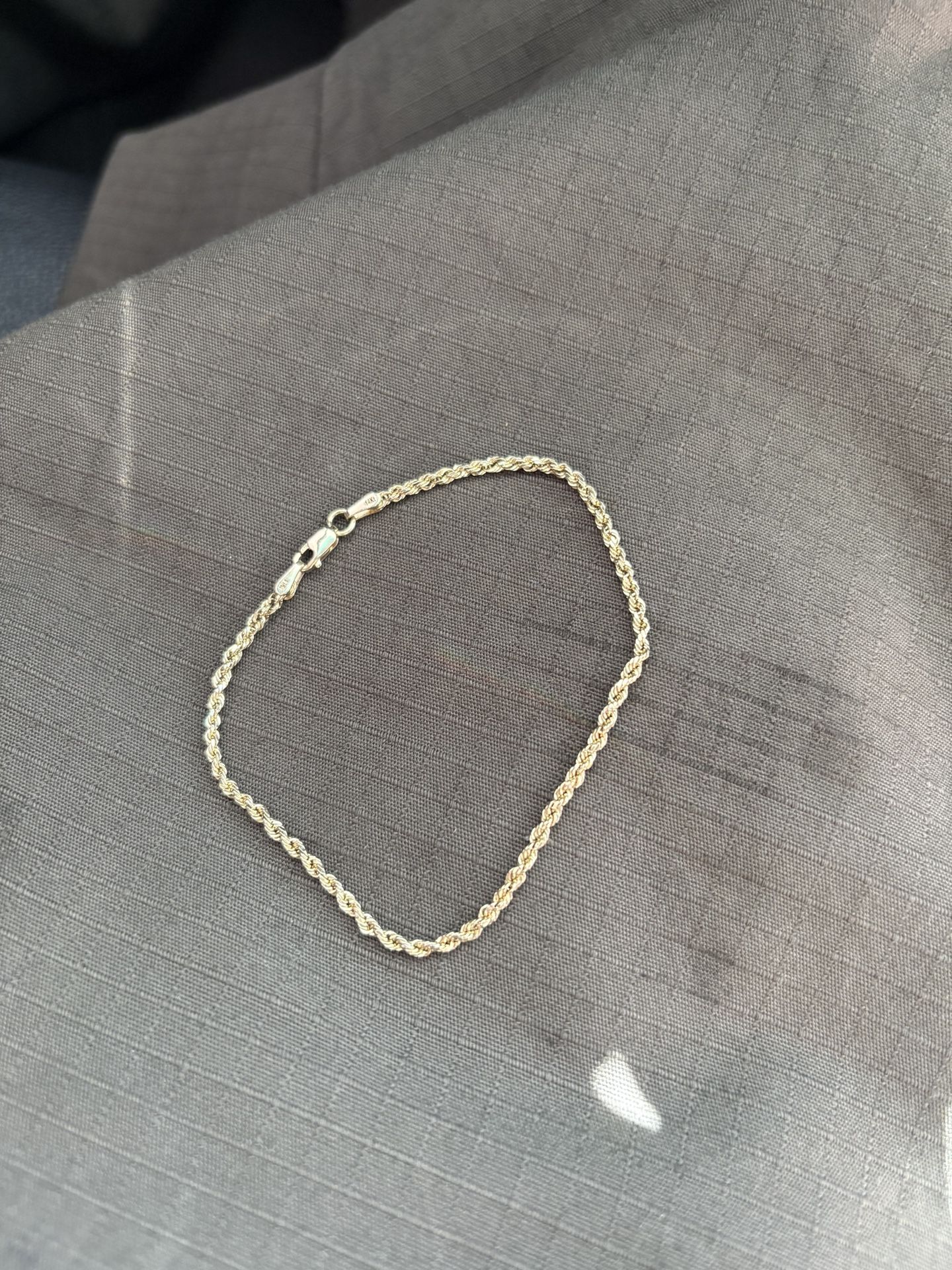 Gold Rope Bracelet