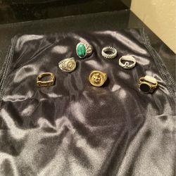 Pirate Rings For Costume Dress Up 