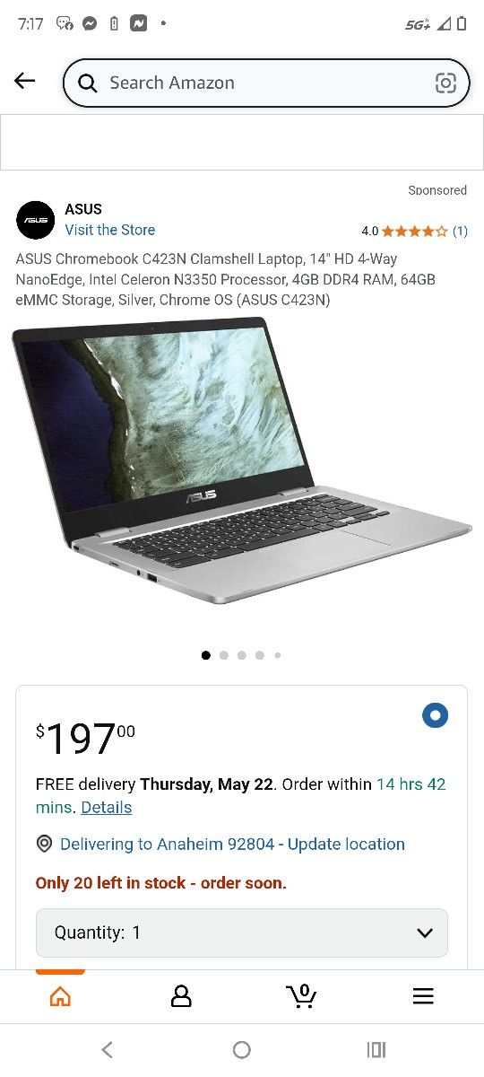 Asus Laptop Chromebook