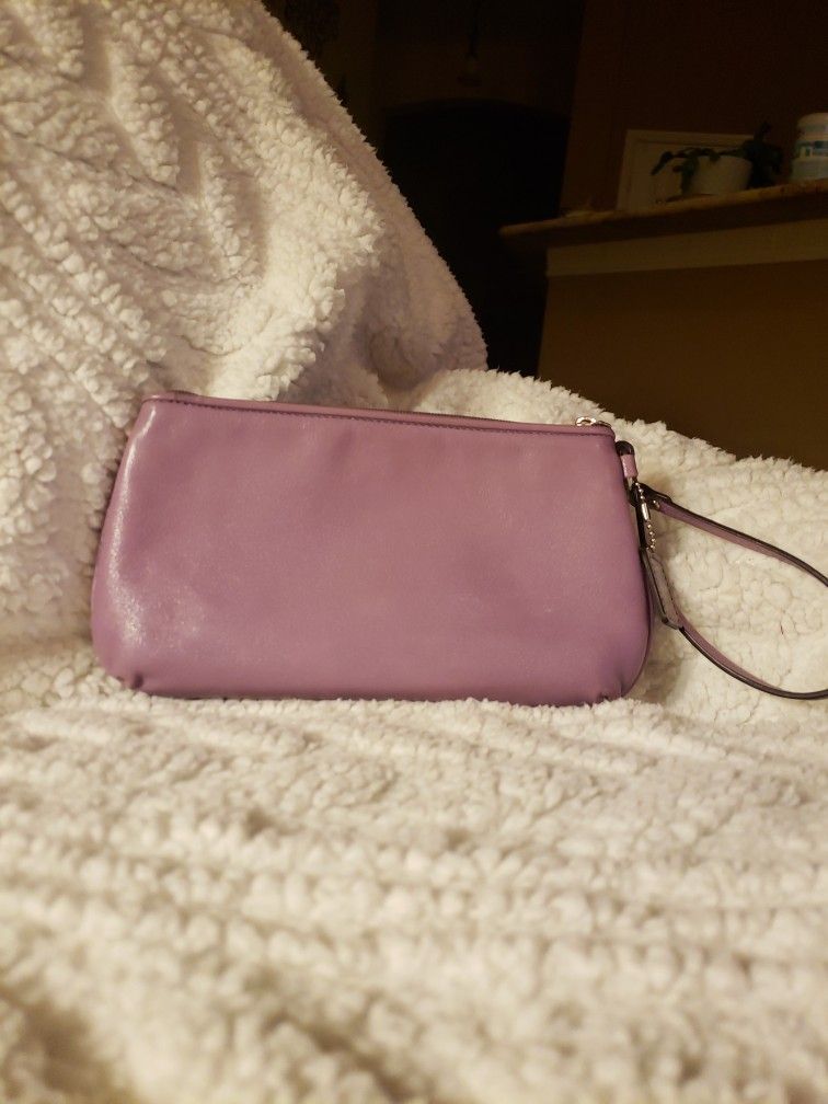 COACH Leather Wristlet
