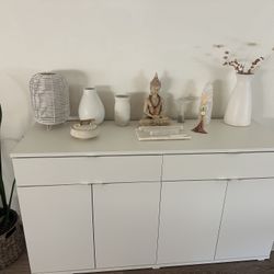 IKEA white sideboard, buffet cabinet
