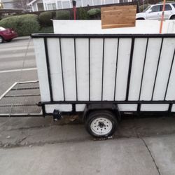 5' By 8' Utility Trailer Turns Into 5' By 12'