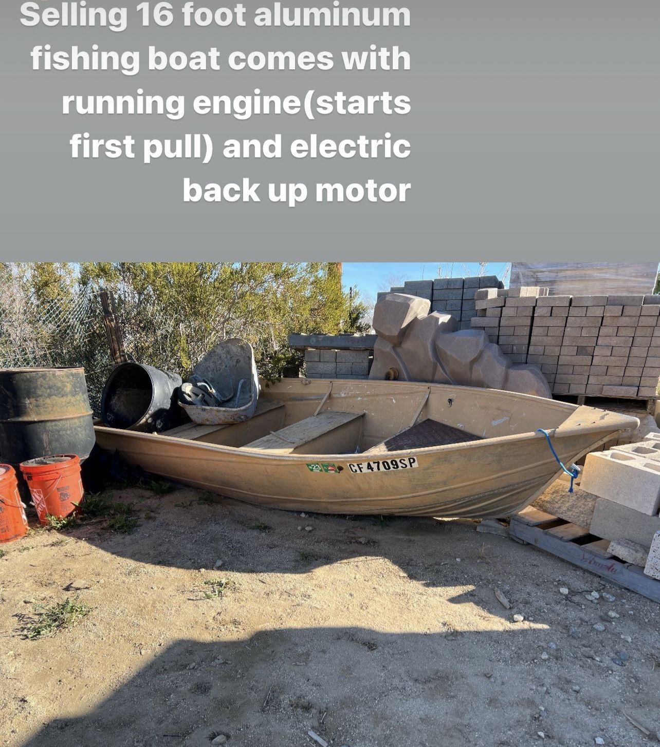 Aluminum Fishing Boat 