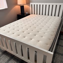 Full Bed Frame and Mattress 