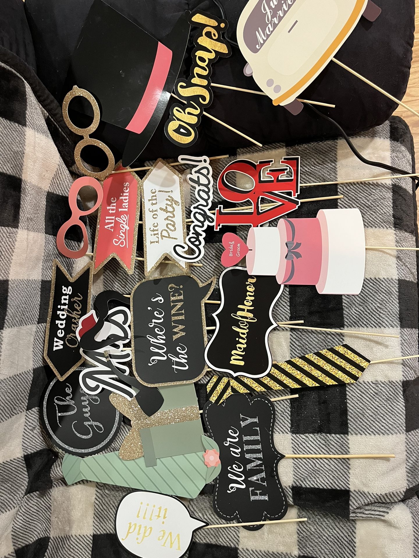Wedding Photo Booth Props