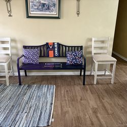 Two Heavy Solid Barstool!!!