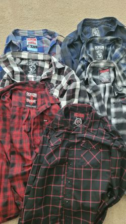 DIXXON Flannels - BAND COLLAB EDITION- Slayer, Slipknot, Suicidal Tendencies,  Hatebreed, Agnostic Front
