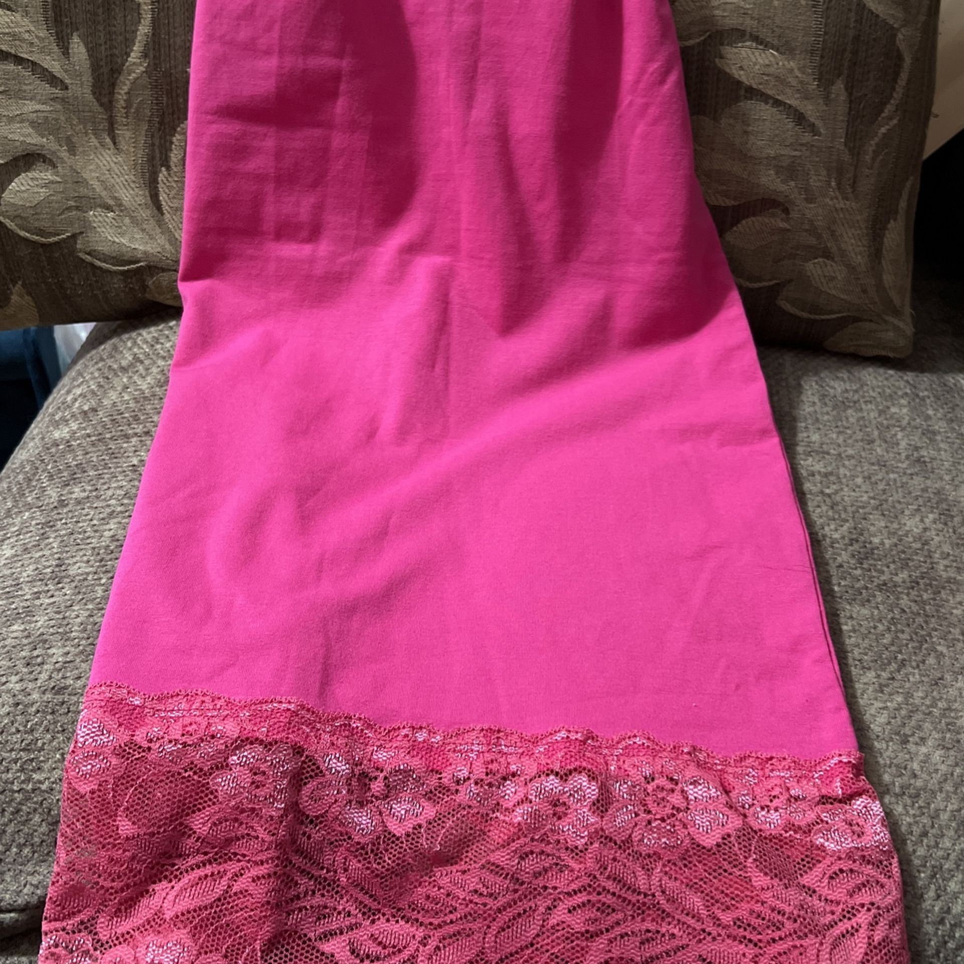 Pretty!! New! Hot Pink Miami Style Long Dress/Shirt Pull Over