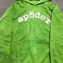 Spider Hoodie Legacy Green Sz Small