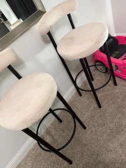 Two bar stools for sale