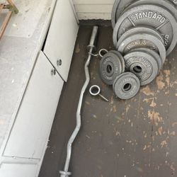 Olympic Weight Bar Set - 300 Lbs Set