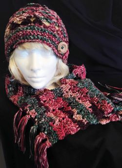 Crocheted Hat & Scarf