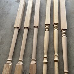 I have six at 20 dollars each they measure 31/4 X 31/4 X 5' or all for 100
