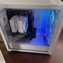 Perfect Condition Gaming Computer With Keyboard, Monitors, Headphones, Web Cam