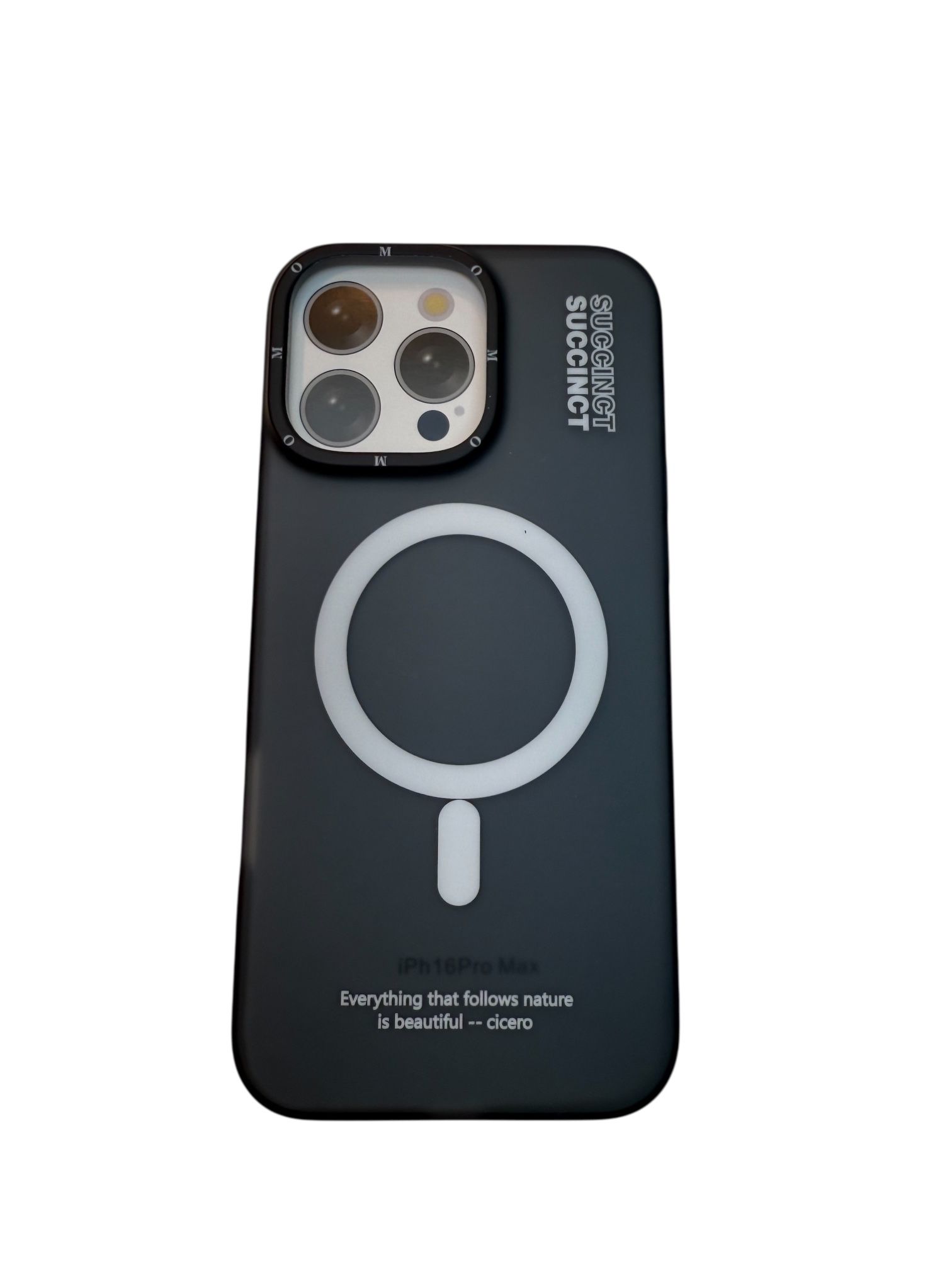 Dark Blue matte Case spices I phone 16 pro max case