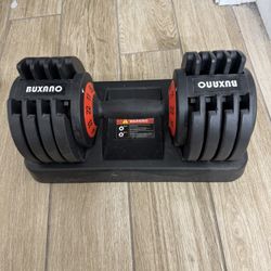 Adjustable Dumbbell 55LB Single Dumbbell 10 Weight Options, Anti-Slip Metal Handle, Perfect for Home