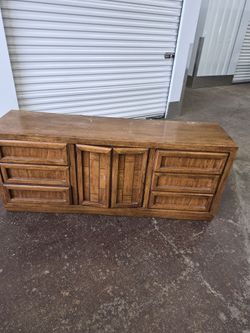 Nicely designed wood  dresser