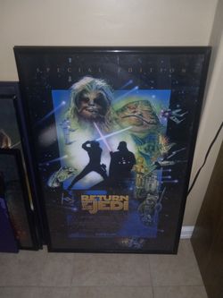 Star Wars Poster Framed 