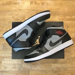 Jordan 1 Mid Shadow Red