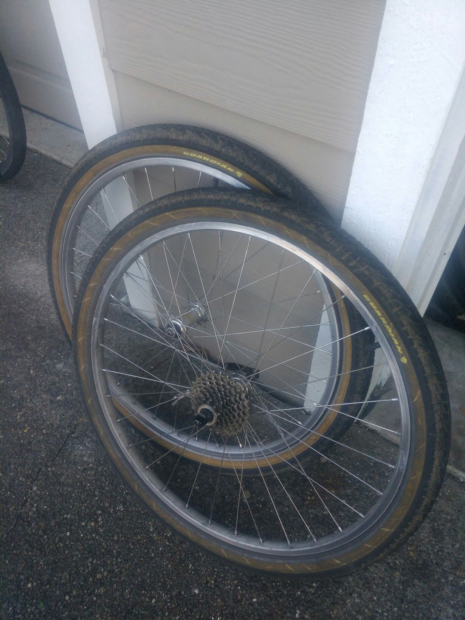 Seat posts, seats, bike racks front rear, handle bars, etc