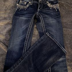 Flared Girls Miss Me Jeans