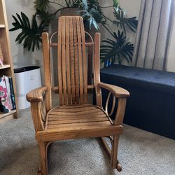 Antique Kids Rocking Chair