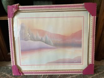 Framed Landscape Picture