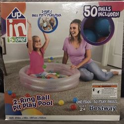 Bestway Up In & Over 2-for-1 Ball Pit + Play Pool (NEW in box never opened)