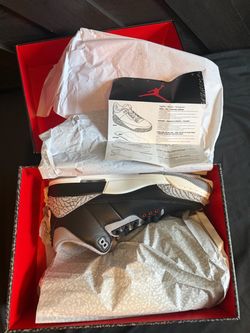 Jordan 3 OG Black Cement Size 10