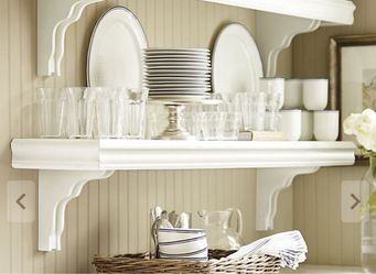 Ballard Designs Cafe Shelf w Corbels-6’