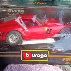 Vintage Bburago 1:18 Ferrari 250 GTO (1962) - Made in Italy - In Box