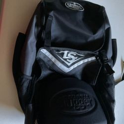 Louisville Slugger Black Backpack 