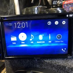 Pioneer Bluetooth Cd DVD USB Auxiliary Touch Screen Car Stereo Head Unit 