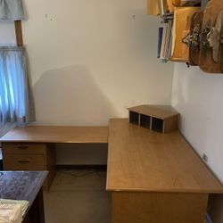 L-Shaped Corner Computer Desk