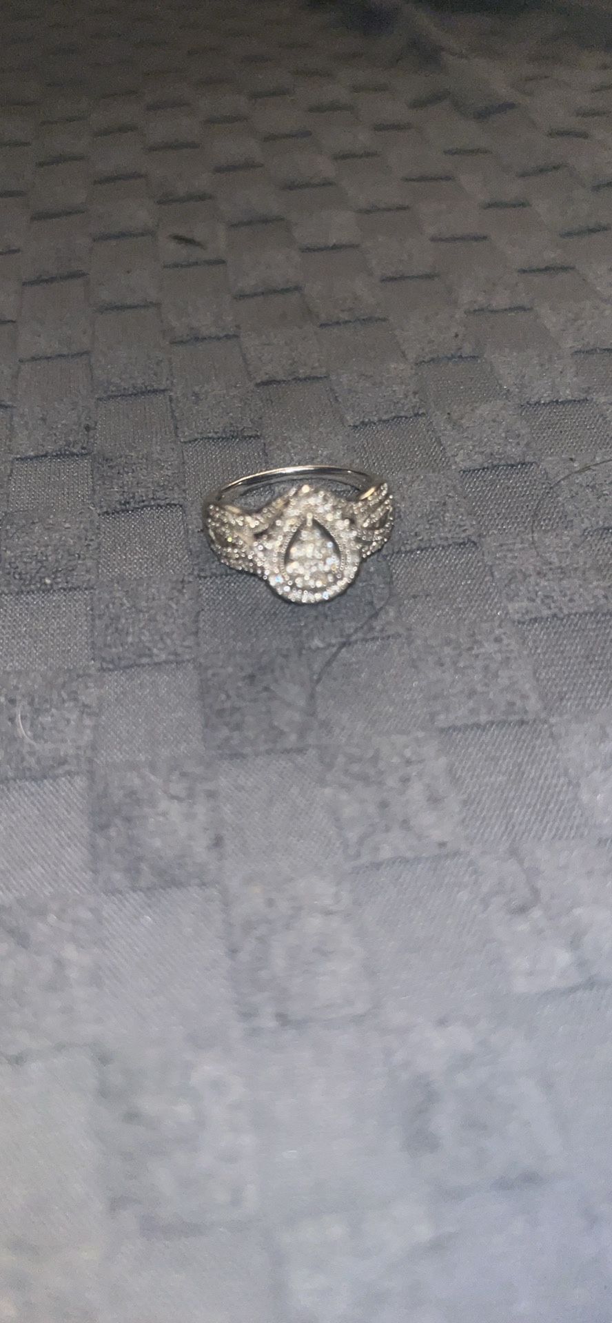 10k Wedding band (white Gold)