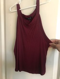 red tank top