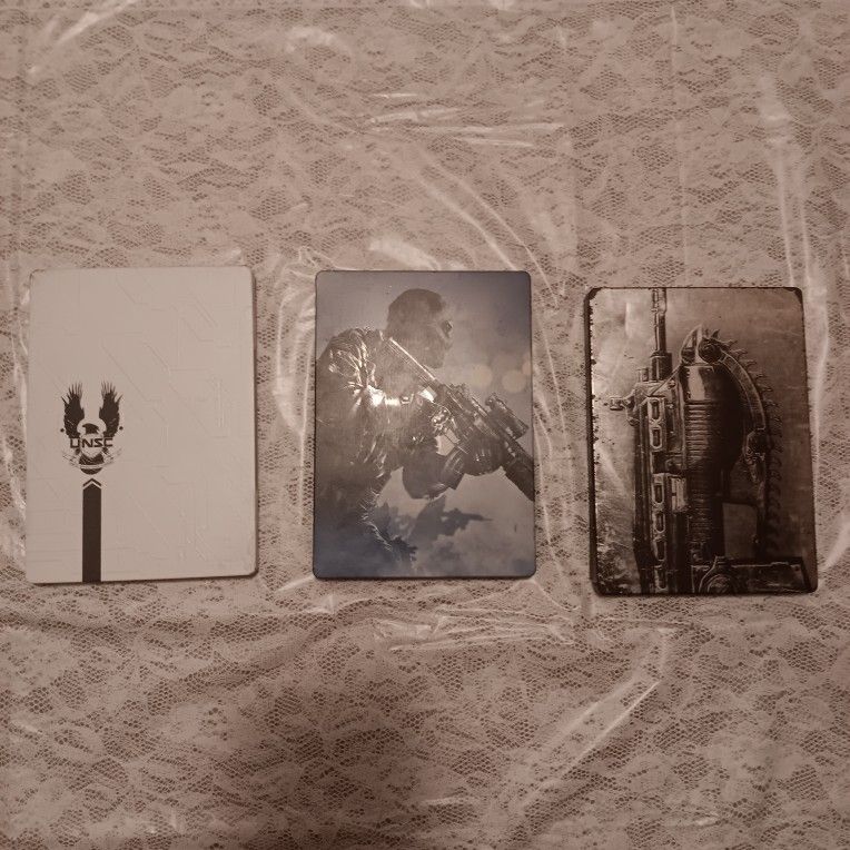 (3) XBOX 360 STEELBOOK VIDEO GAMES