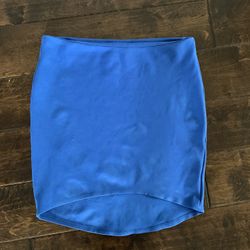 Blue Mini Skirt Size M