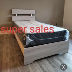 Twin Size Bed 