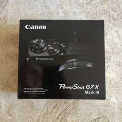 Canon G7x Mark iii