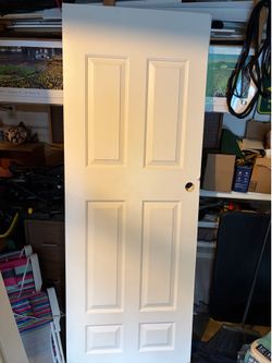 Solid wood white doors