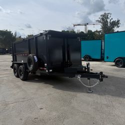 AMP 6 × 12 High Side Dump Trailer 10k