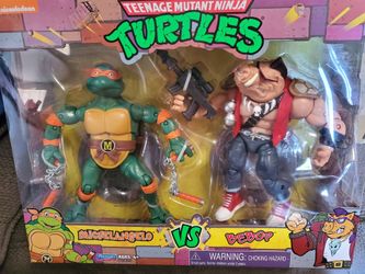 TMNT Michaelangelo & Bebop
