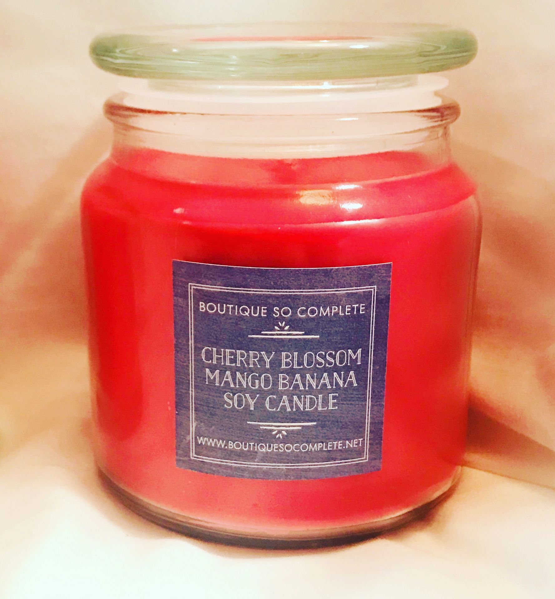Cherry Blossom Mango Large soy candle 16oz